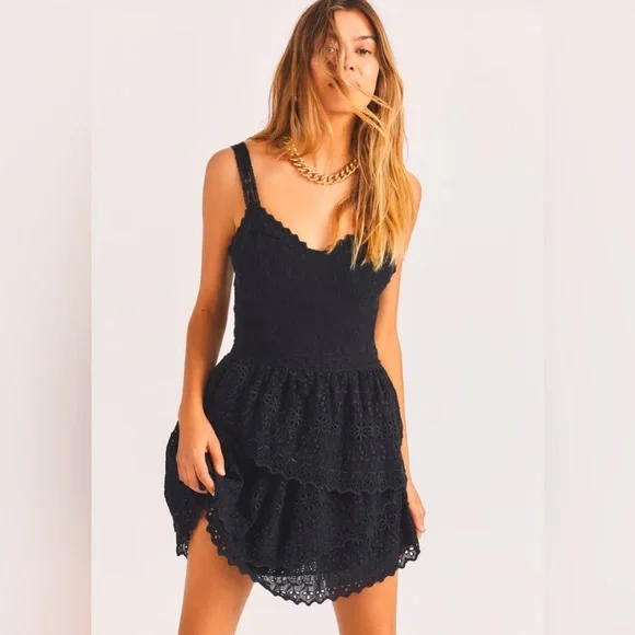 LoveShackFancy Women's Caro Mini Dress